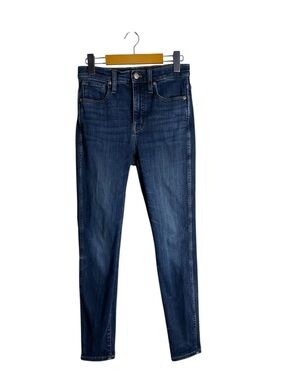 Madewell Women's Medium Wash 10" High Rise Skinny Instacozy Edition Jeans